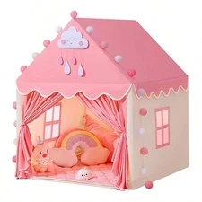 Princess Castle Playhouse Tent for Kids  Indoor Outdoor Girls Playhouse Gift