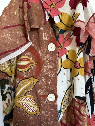 BNWT RRP $56 Zara Kids Size 13-14 multicolour brown floral dress Tie At Back - Picture 2 of 5