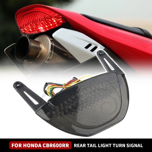 Smoke LED Tail Light & Turn Signal Combo For Honda CBR 600RR 2003–2006