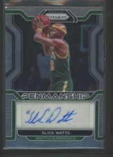 2021-22 SLICK WATTS AUTO PANINI PRIZM PENMANSHIP AUTOGRAPHS
