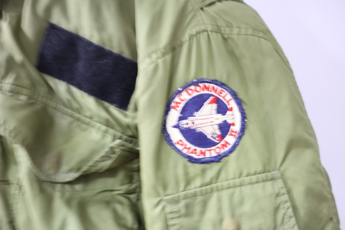 Vintage Patch Vietnam Flight Jacket USN Pilot Phantom II Grim 