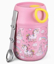 Insulated Food Jar for Kids: 17oz Stainless Steel Thermos Container with Vacuum