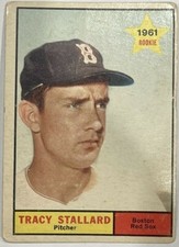 1961 Topps Tracy Stallard #81 Rookie MLB Baseball Card Boston Red Sox Vintage