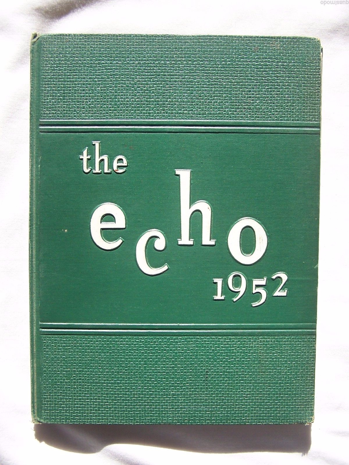 1952 CURWENSVILLE HIGH SCHOOL YEARBOOK CURWENSVILLE, PENNSYLVANIA ECHO