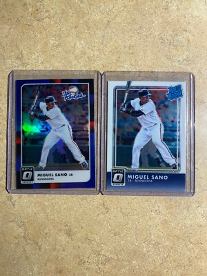 Miguel Sano 2016 Donruss Optic The Rookies Blue /149, 2016 Optic Rated Rookie