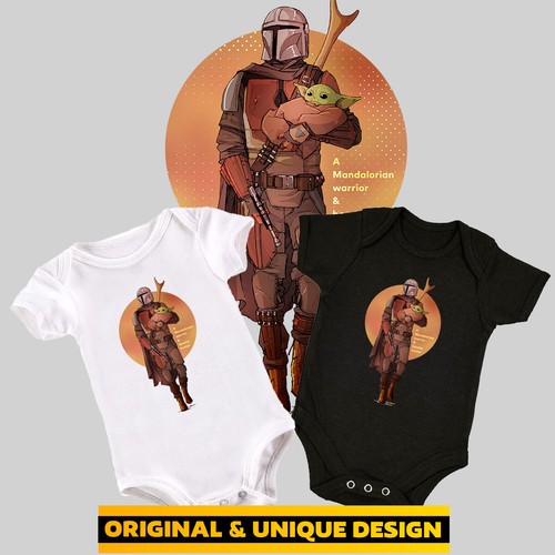 The Mando T-Shirt Star Fans Baby Yoda Funny Birthday Gift Men Tee Top - Picture 13 of 28