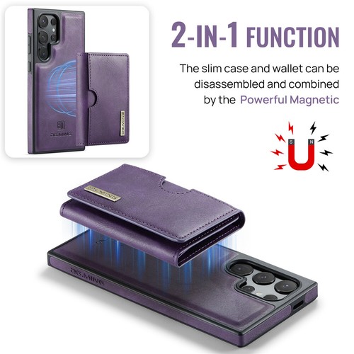 Para Samsung S25 S24 S23 S22 S21 Plus Ultra Extraíble Imán Cartera Funda - Imagen 12 de 74