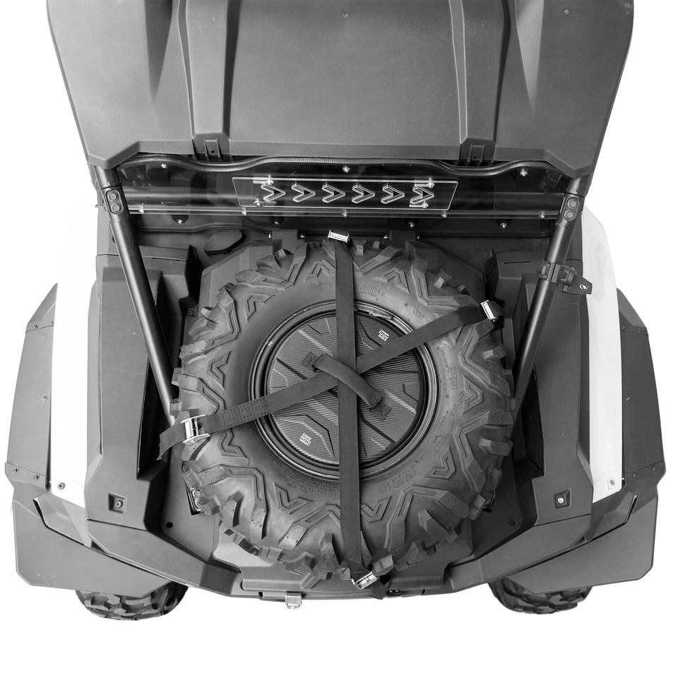 Bolsa de almacenamiento de neumáticos de repuesto UTV para Can Am X3 MAX Polaris RZR XP 1000 Yamaha YXZ1000R Foto 3 de 4