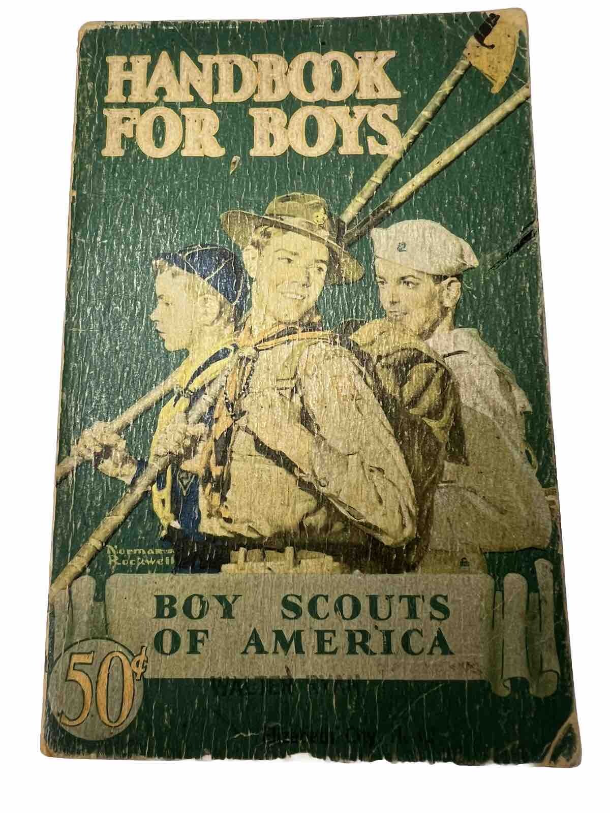 BSA Revised Handbook For Boys 1st Edition 35th Printing Paperback 1942 ...