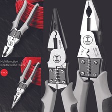 Multi Tool Electrician's Plier Wire Cutter Stripper Multifunctiona Linesman 