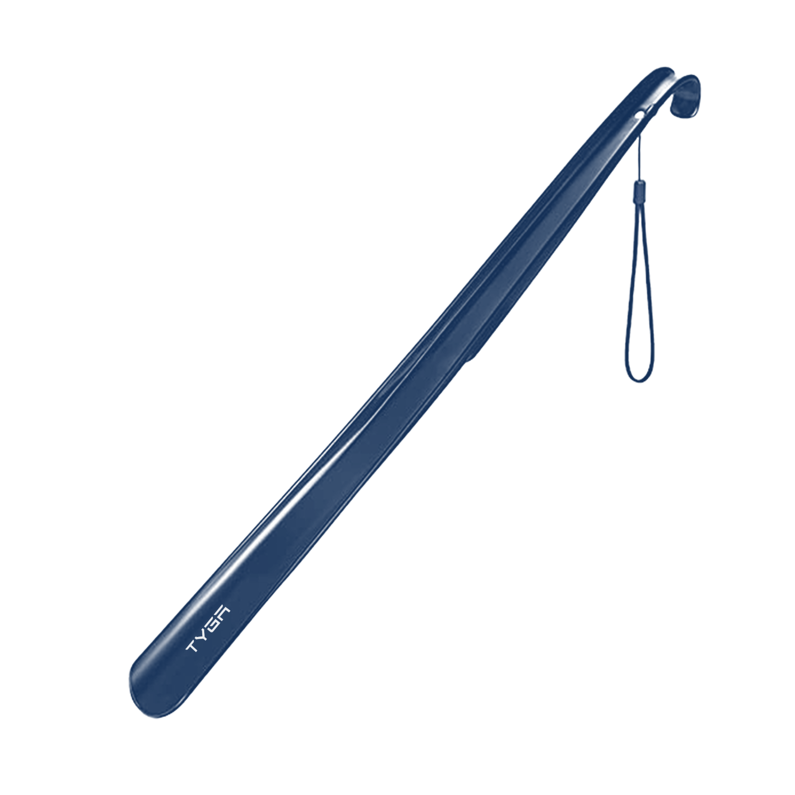 TYGA STORE Shoe Horn Extra Long Handled 23 inches, 58cm Comfortable (Blue, 1)
