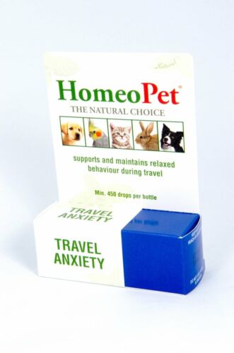Dog & Cat Travel Anxiety Pet Motion Sickness Relief Safe Natural Calming Drops - Picture 2 of 7