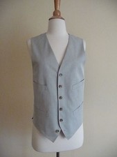 NEW J.CREW LUDLOW SUIT VEST IN FINE-STRIPE COTTON, 94400, SZ S, 118