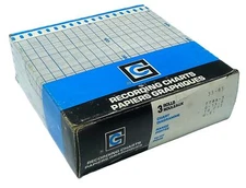Graphic Controls 778A-3 013359580 35-85 3 Rolls of Chart Paper for GE Recorder