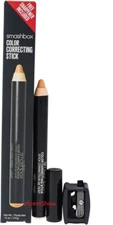 SMASHBOX COLOR CORRECTING STICK CONCEALER W/ PENCIL SHARPENER .12 OZ / 3.5 G NIB
