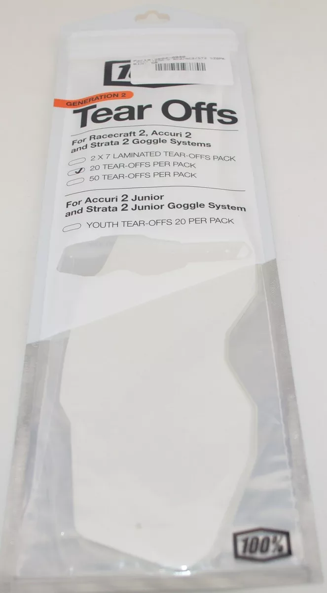 特別プライス BARSTOW Standard Tear-Offs 20 pack - 通販 - anubanssk