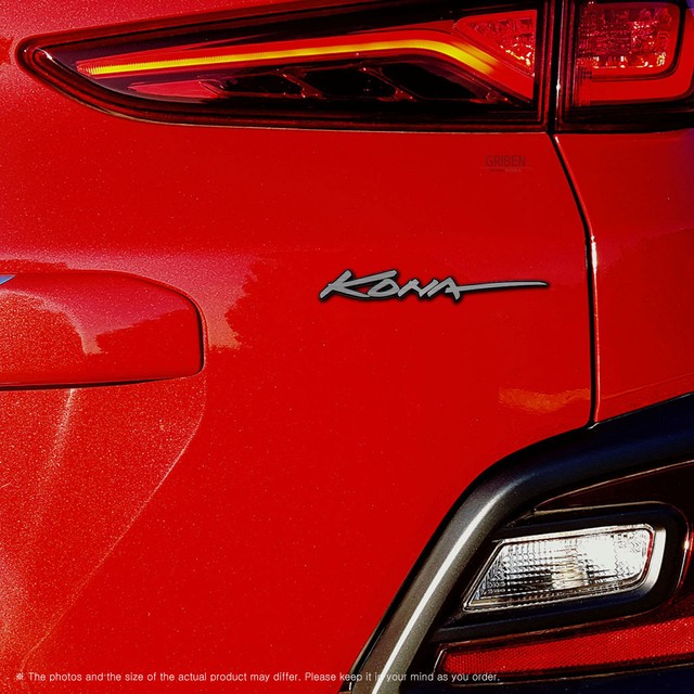 Griben Car Name Emblem Lettering Silver Badge 30240 eBay