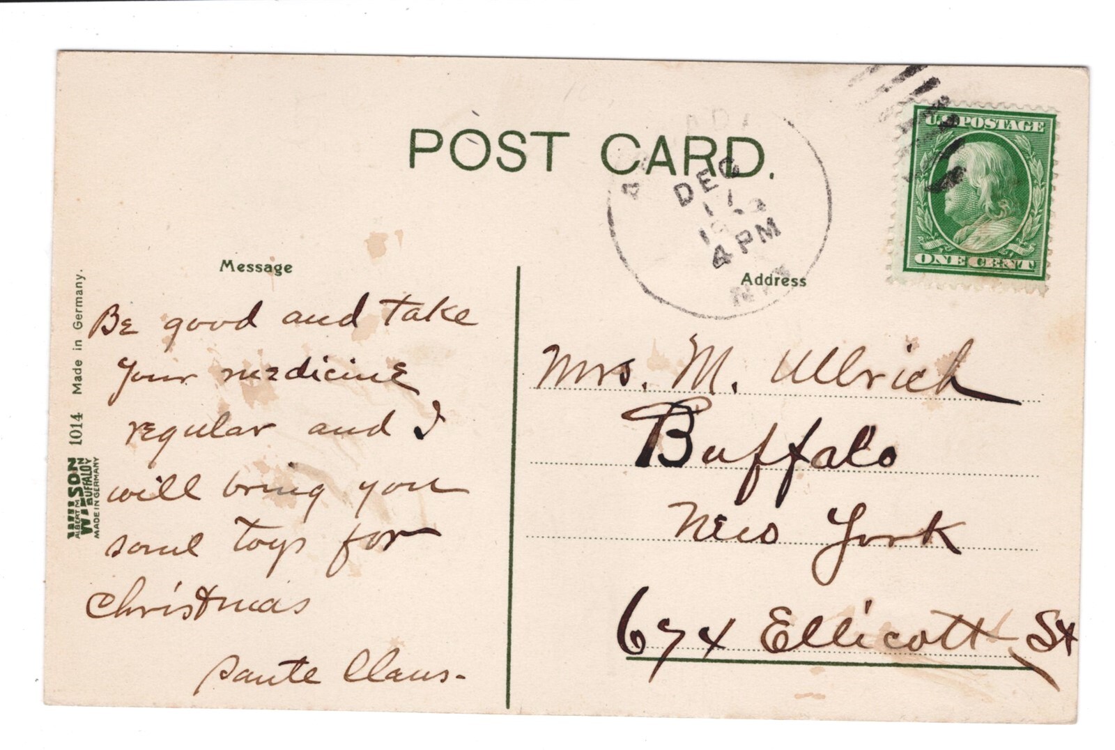 ARCADE NEW YORK 1909 MAIN STREET DRUG STORE BAKERY ETC eBay