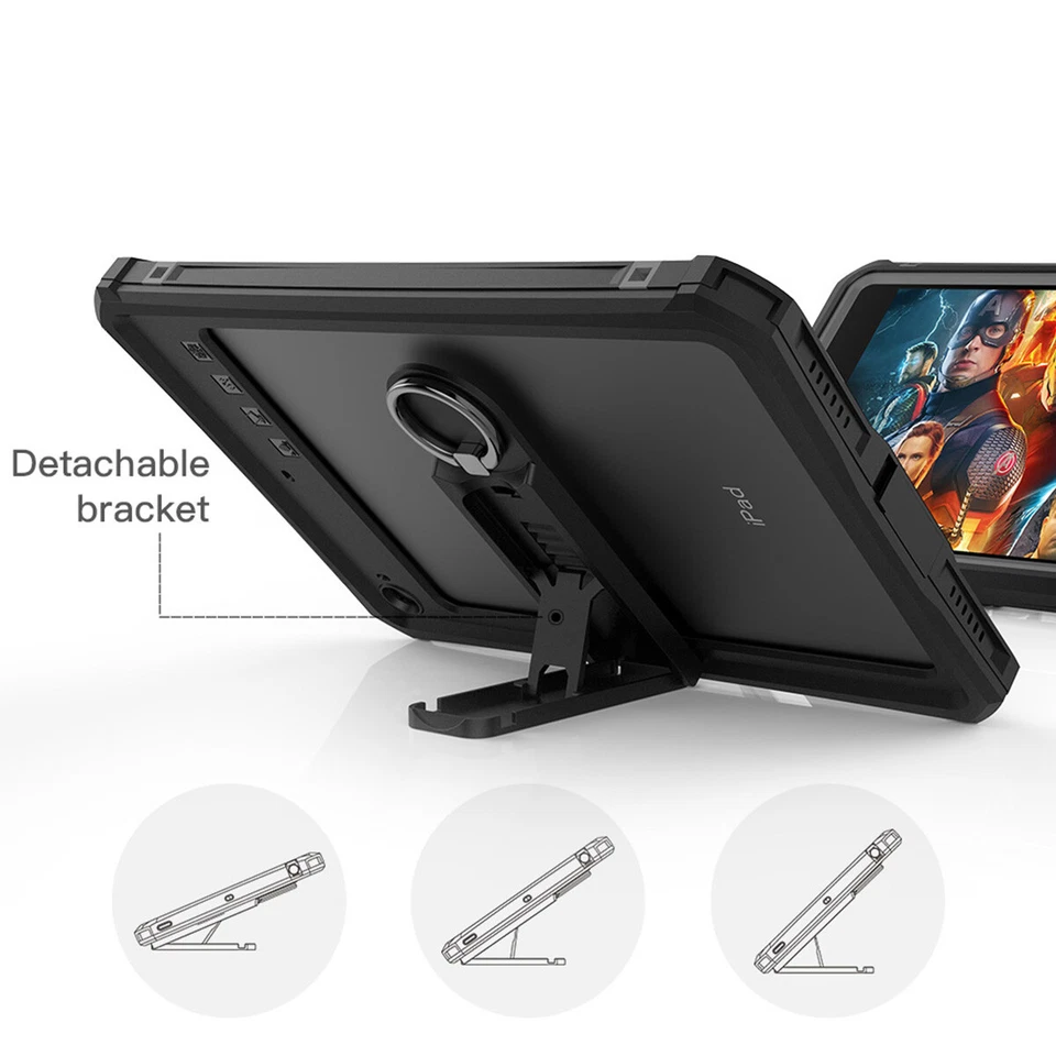 Case For Apple iPad mini 5th 4 Full Waterproof Shockproof Underwater Stand Cover - Image 4 of 4