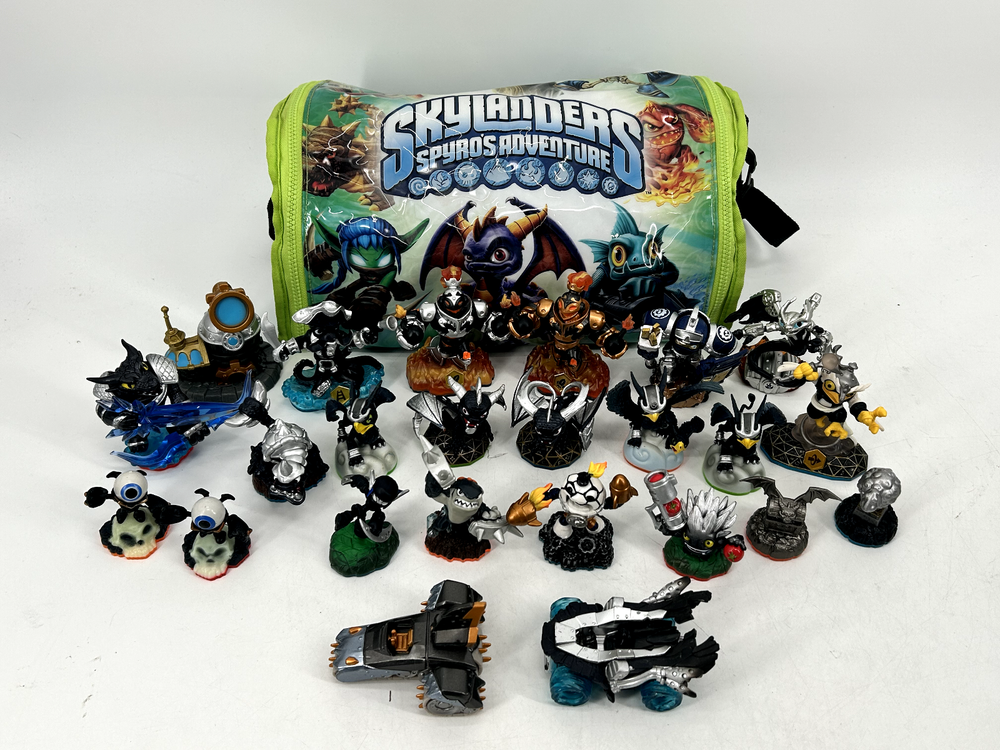 Skylanders Dark Lot 24 - Dark Slobber Tooth Dark Spyro Dark Stealth Elf