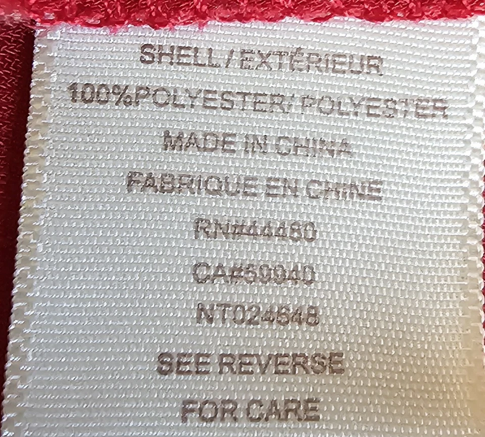 Love, Fire Womens Shirt Top Blouse Size XS X Small Red - Image 3 of 4