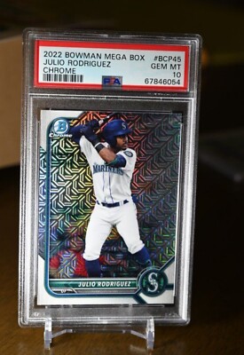 🔥 JULIO RODRIGUEZ 2022 Bowman CHROME MOJO Mega Box Refractor