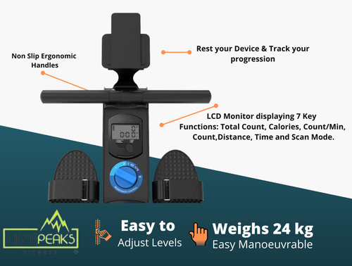 Limepeaks LMP-R430 Rowing Machine Magnetic Resistance Bluetooth Fitshow App - Picture 5 of 11