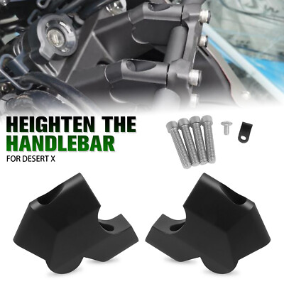 Handlebar Riser Drag Clamp Extend Adapter For Ducati Desert X 2022-2024 2023