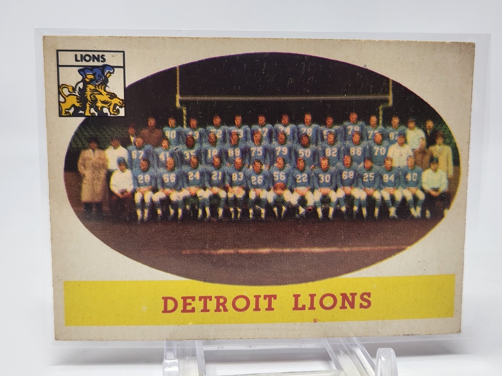 1958 Topps Football #115 Detroit Lions VG sc