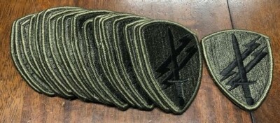 USACAPOC Civil Affairs Psychological Ops Cmd 20 OD Green BDU patch bundle lot 