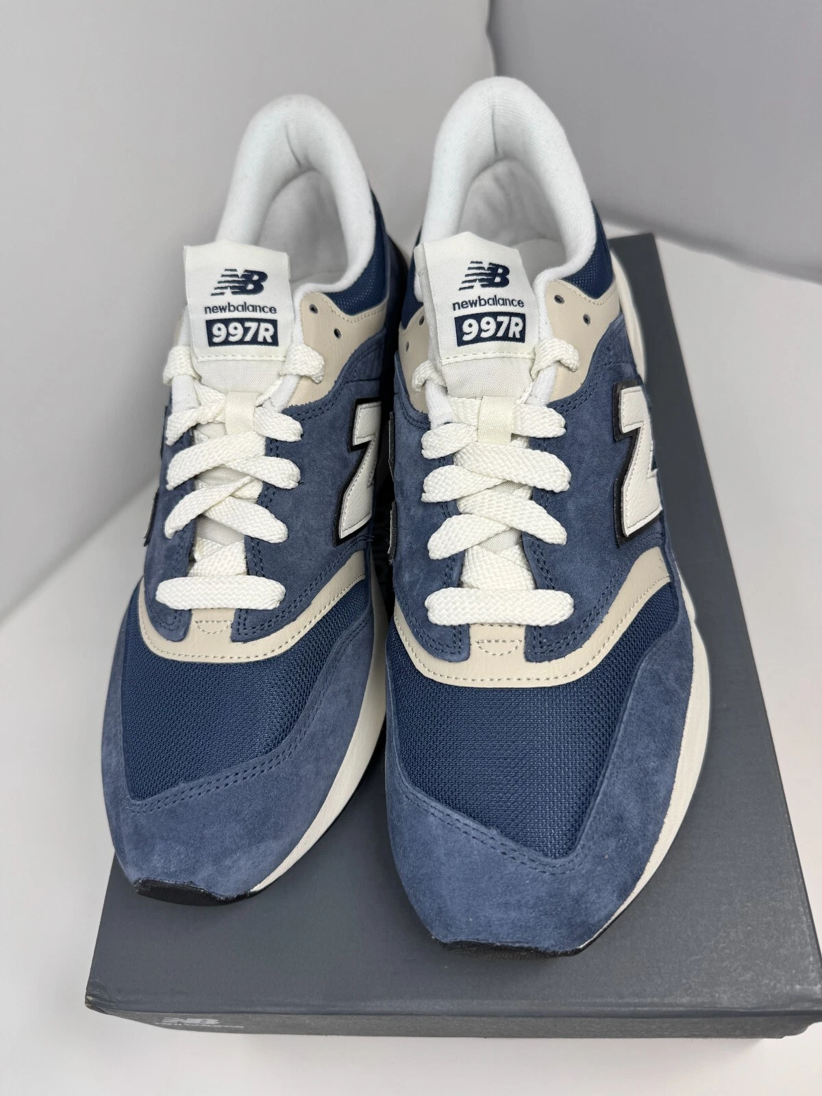 New Balance 997R Sneakers Vintage Indaco Sale Marino Taglia Uomo 12