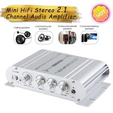 Mini HiFi Stereo 2.1 Channel Audio Amplifier for Home/Car/Marine Subwoofer Amp