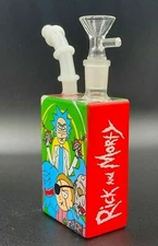 7" Hookah Glass Water Pipe Bong Beaker Bubbler W/ Free Shipping