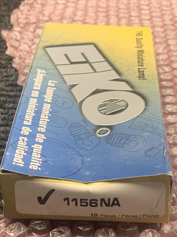 Lot of 10 Eiko 1156NA Turn Signal Light Bulb-Hatchback Fits Vehicles Listed - Image 4 of 4