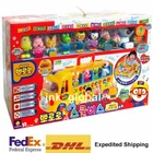 PORORO Melody School Bus & 10 Friends Figures Gift +Free Express Ship