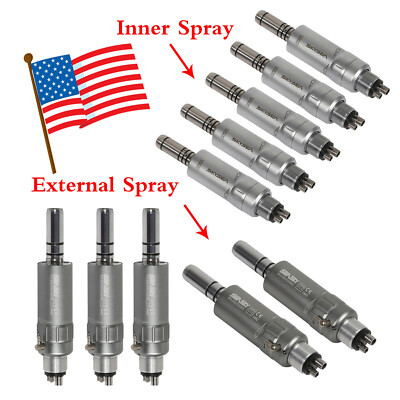 Dental Low Speed Inner/External 4 Hole Air Motor Handpiece E-type NSK Style 1:1