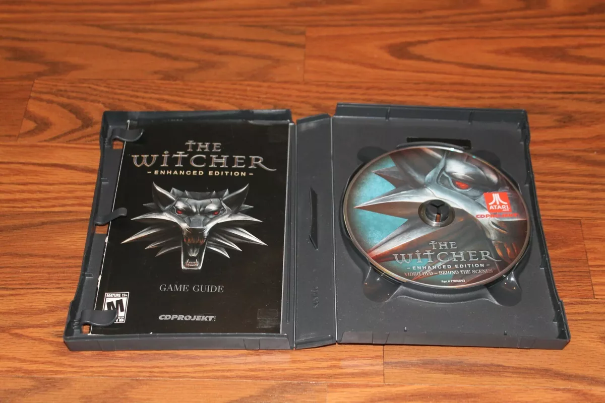 The Witcher Enhanced Edition~PC Game~Windows XP/Vista~New/Sealed~w/Slip  Cover 742725276550