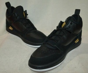 jordan fadeaway black and gold