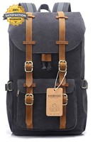 Evervanz Canvas Backpack Fits Up To 15 Inches Laptop Tablets, Large High... Evervanz Canvas Backpack Fits Up To 15 Inches Laptop Tablets, Large High...