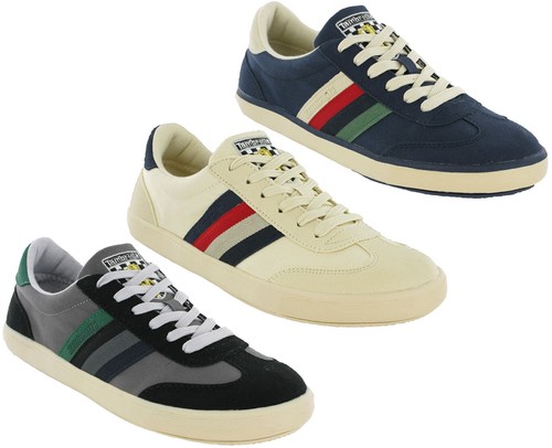 Lambretta MOD Trainers Canvas Mens Lace 