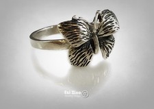 Butterfly Solid Sterling Silver 925 Handmade Ring