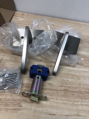EMTEK Modern Passage Set w/ Helios Lever - Choice of Handing & 7 Finishes - Sati