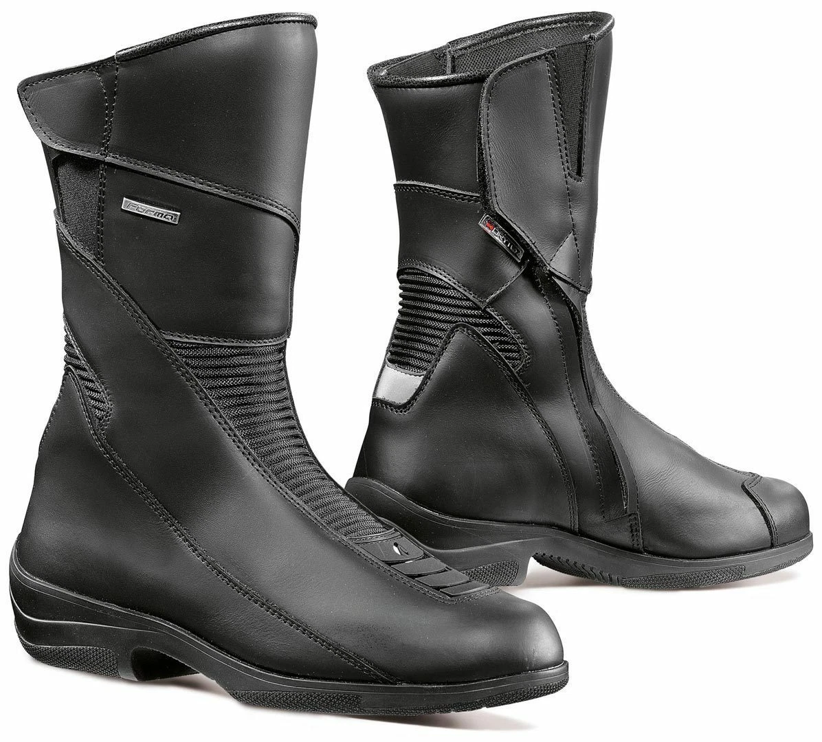 Women s Touring Shape SIMO WP Motorcycle Boots Black