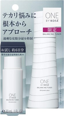 ONE BY KOSE Balancing Tuner Oil Control Lotion 30mL Trial | eBay
