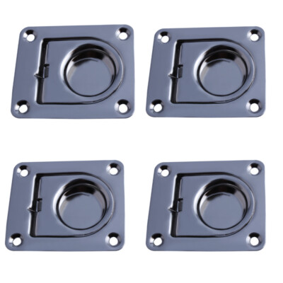 4X Marine  Stainless Steel Pull Ring Handle Locker Boat Flush Lift Handle