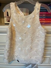 Dressy Cache' Top, NEW With Tag, Color: Light Ivory