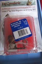 2002 Del Prado Napoleonic Lead Cavalry Soldier W/ Book UNOPENED