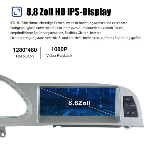 6+128GB Für Audi A6 C6 4F MMI 3G 2010-2012 8.8" Carplay Android Autoradio GPS BT - Bild 12 von 20