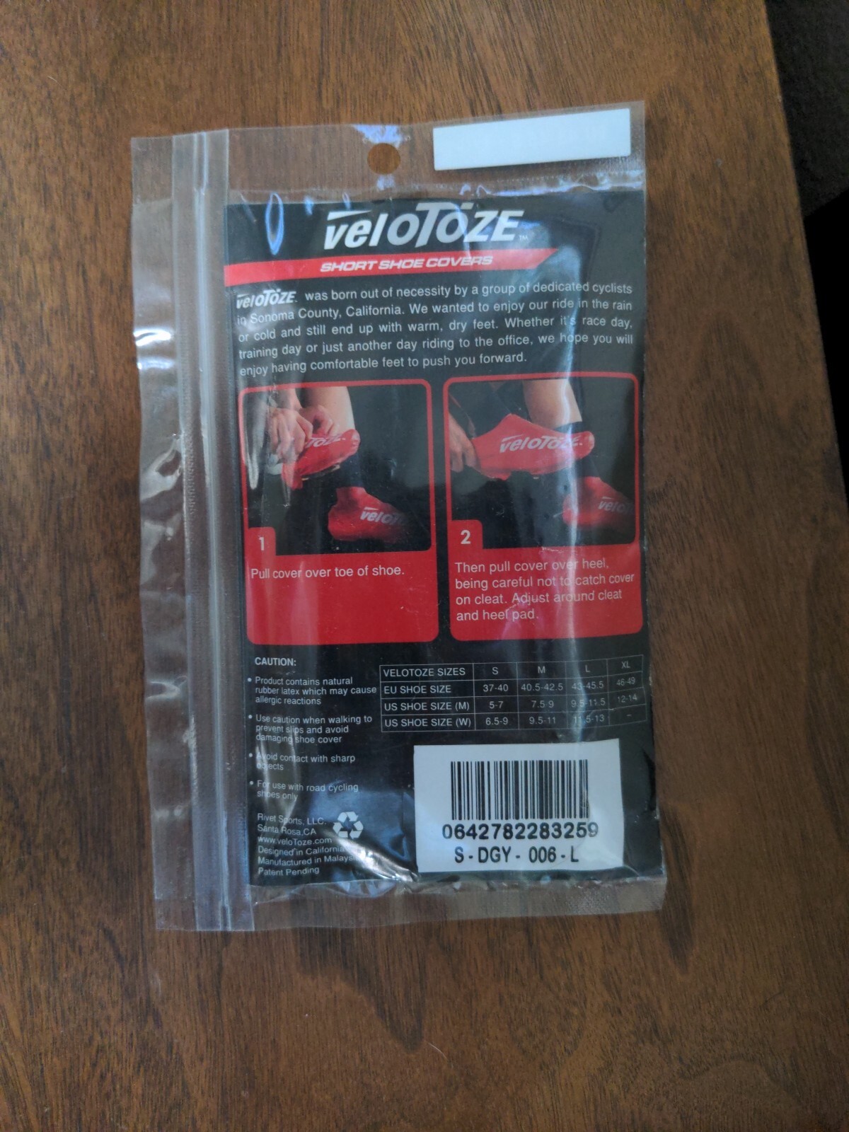 2 X Pair VeloToze Short Shoe Covers  L 43-45.5 Road Bike Latex Hi Viz Yellow