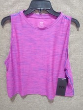 Tyr Sz XL Airtec Crop Tank Pink/Navy Youth Nwt